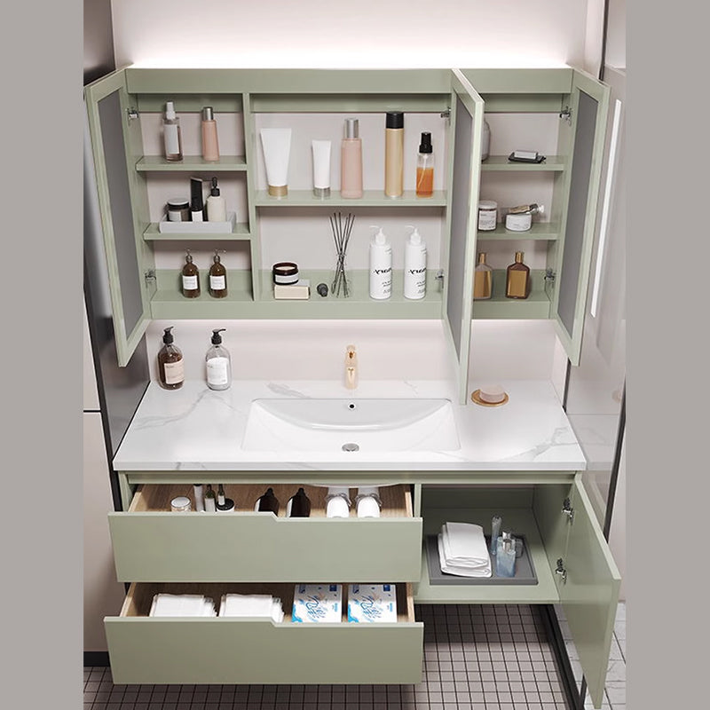 CHUNSONG Saint oran Solid wood customized bathroom cabinet Minimalist Modern High Beauty Bathroom Cabinet