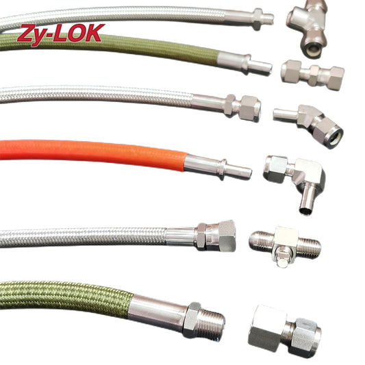 ZHENYI SMOOTHBORE PTFE HOSE PTFE Teflon hose