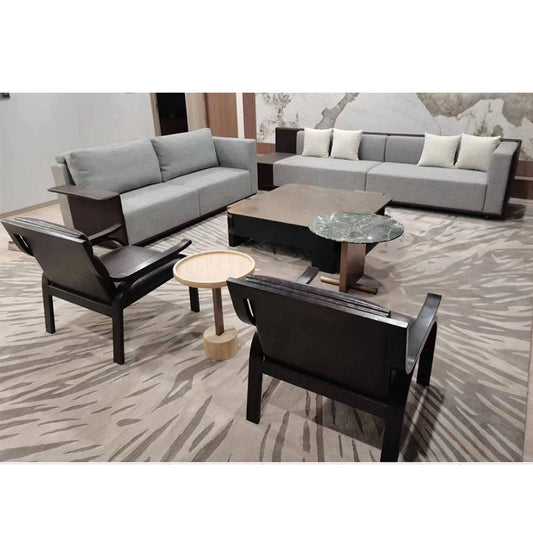 FANGRONG Negotiation chair Leisure sofa Tea table Side table routine customization Simple modern sofa combination for office sofas