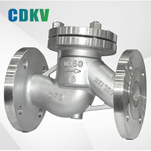 DAKE H41W Stainless steel lifting check valve, horizontal flange connection valve, single-phase check valve