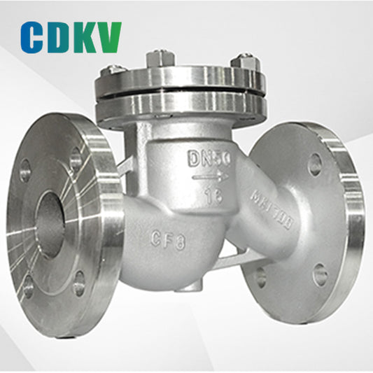 DAKE H41W Stainless steel lifting check valve, horizontal flange connection valve, single-phase check valve