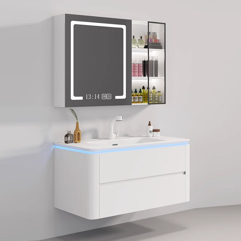 CHUNSONG Ceramic integrated basin bathroom cabinet Simple modern ceramic integrated basin can only be combined with bathroom cabinets, wash hands, face basins, bathroom, washbasin