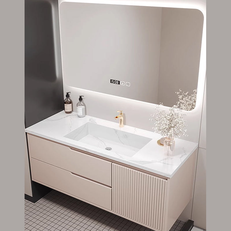 CHUNSONG Saint oran Solid wood customized bathroom cabinet Minimalist Modern High Beauty Bathroom Cabinet