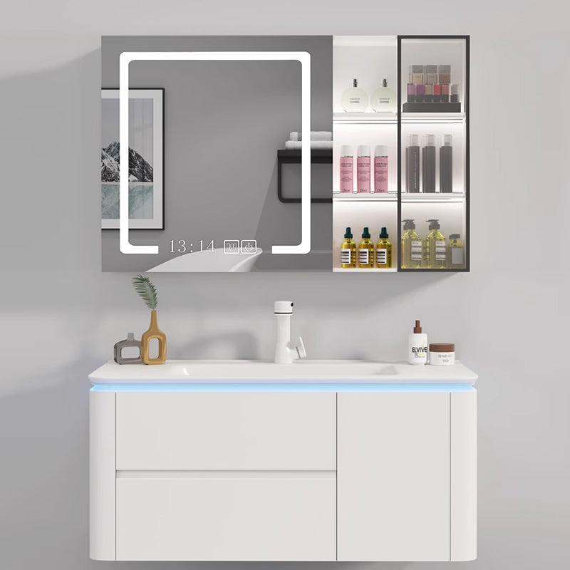 CHUNSONG Ceramic integrated basin bathroom cabinet Simple modern ceramic integrated basin can only be combined with bathroom cabinets, wash hands, face basins, bathroom, washbasin