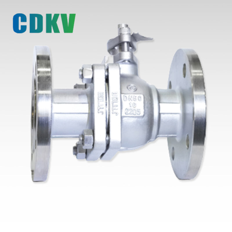 DAKE 2205 material ball valve Stainless steel flange manual ball valve Stainless steel flange ball valve