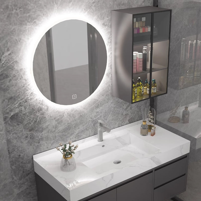 CHUNSONG Light luxury rock board bathroom cabinet Combination intelligent modern and minimalist wash basin, bathroom, wash basin