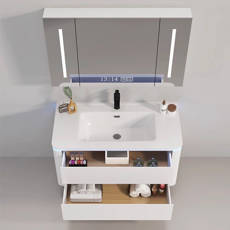 CHUNSONG Ceramic integrated basin bathroom cabinet Simple modern ceramic integrated basin can only be combined with bathroom cabinets, wash hands, face basins, bathroom, washbasin