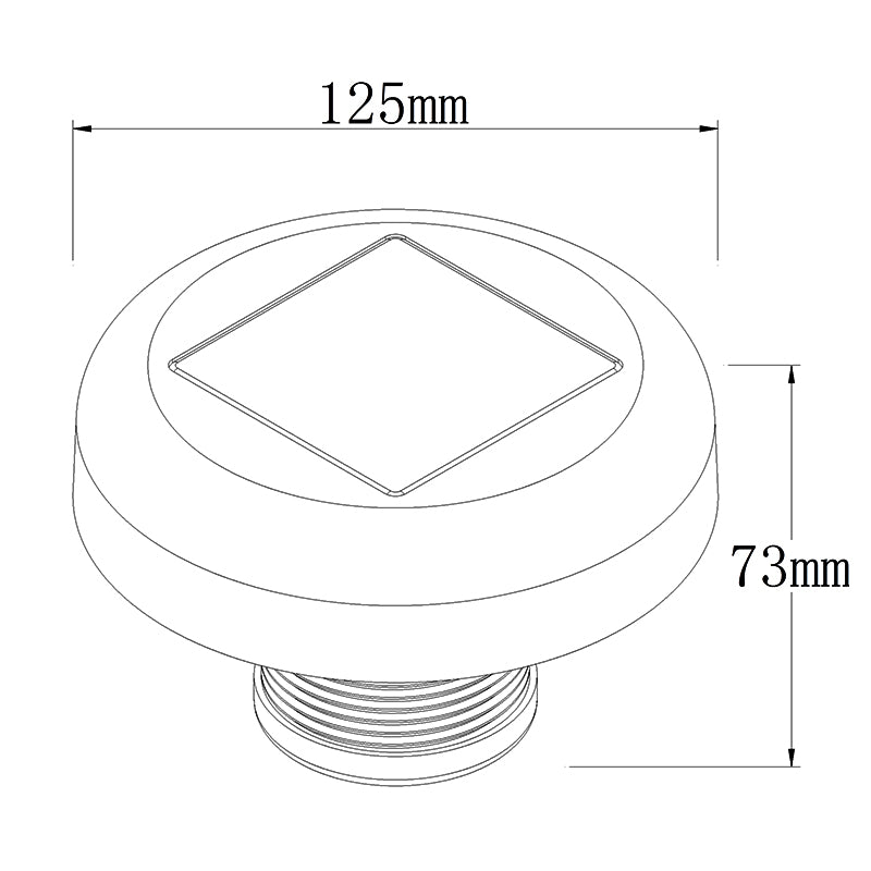 CHANGSHUN Solar powered mobile toilet dedicated light CH-PIR-12A Waterproof lamp