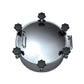 RUICUI Manhole  304 pipeline cover, food grade stainless steel manhole, circular pressure manhole