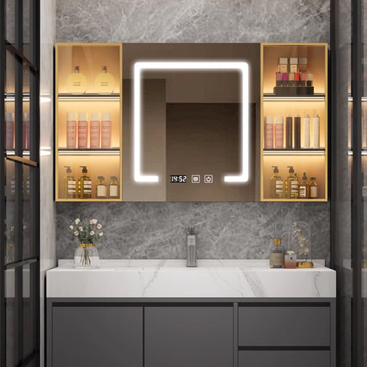 CHUNSONG Light luxury rock board bathroom cabinet    Combination intelligent modern and minimalist wash basin, bathroom, wash basin