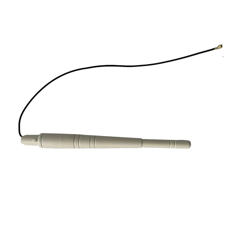 ZHENGXU 3dBi white round pole wifi external antenna (black feeder+length 145+with terminals) 76 B-001D3-103