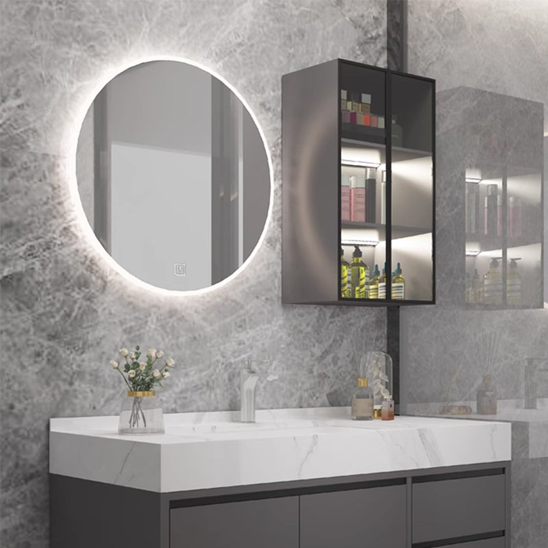 CHUNSONG Light luxury rock board bathroom cabinet    Combination intelligent modern and minimalist wash basin, bathroom, wash basin