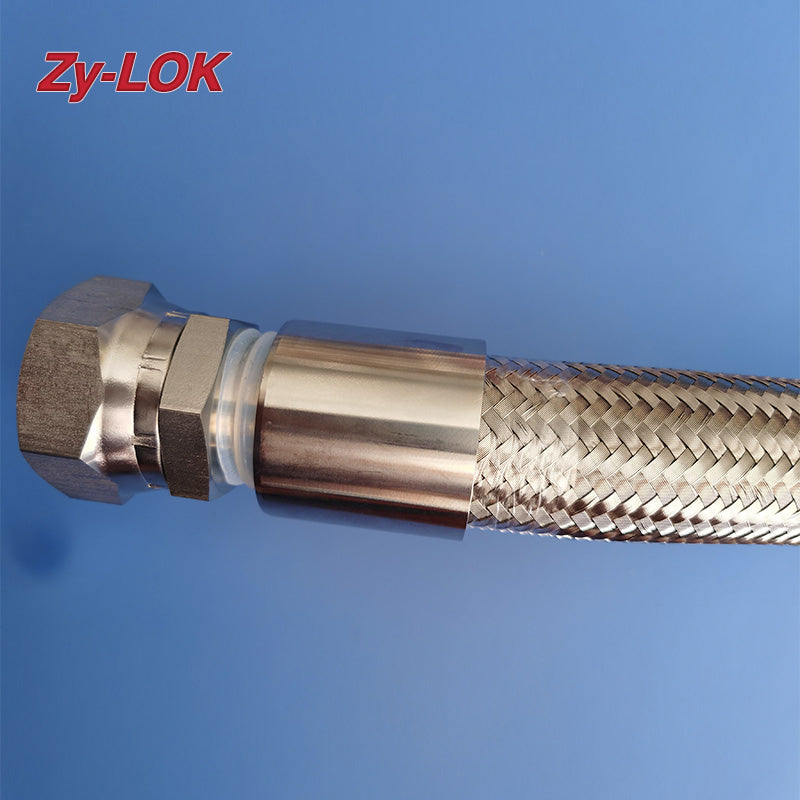 ZHENYI Convoluted PTFE Hose  PTFE Teflon corrugated pipe