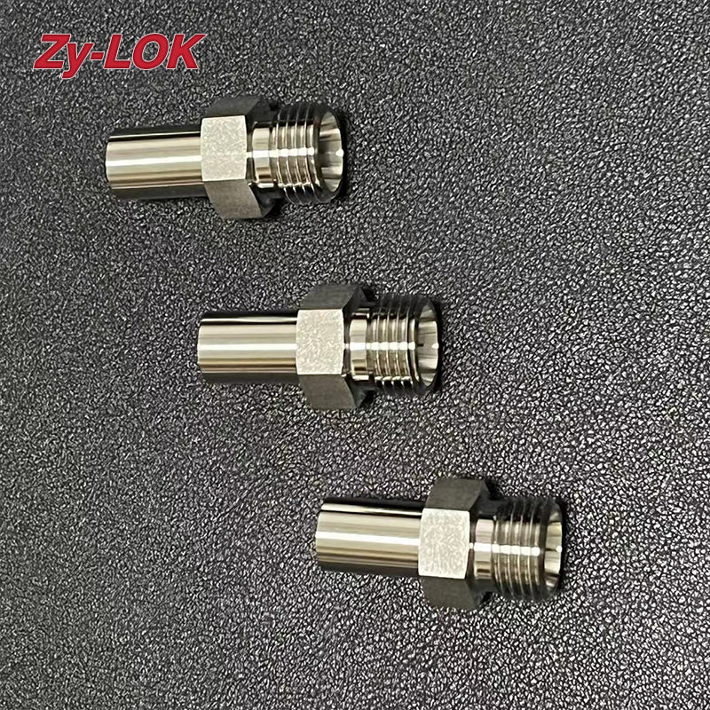 ZHENYI EQUAL UNION WELDING FITTING   Stainless steel compression joint, stainless steel high-pressure oil pipe joint, hydraulic rubber pipe joint